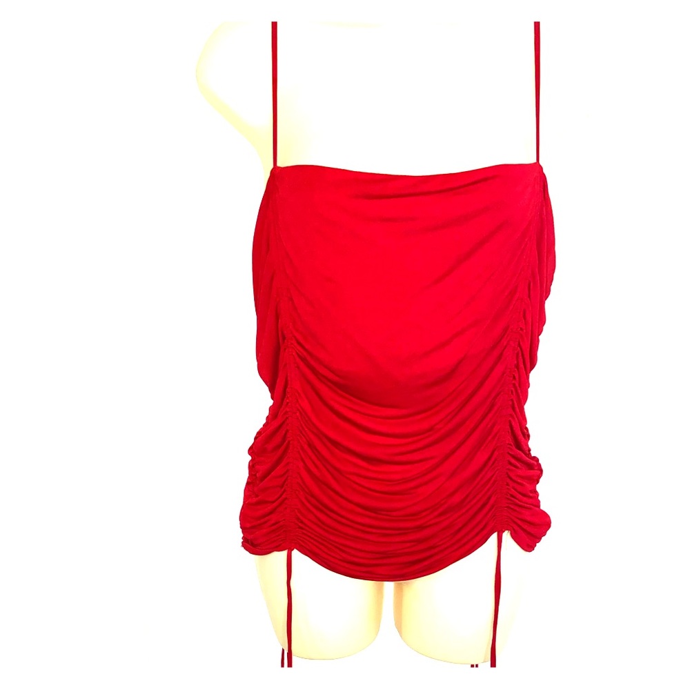 Sexy Red Spaghetti Strap Top